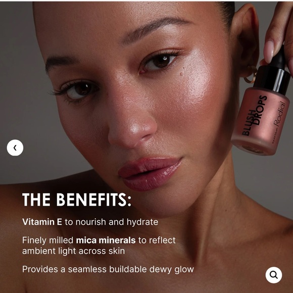 RODIAL Blush Drops in Sunset Kiss full size - Picture 4 of 12